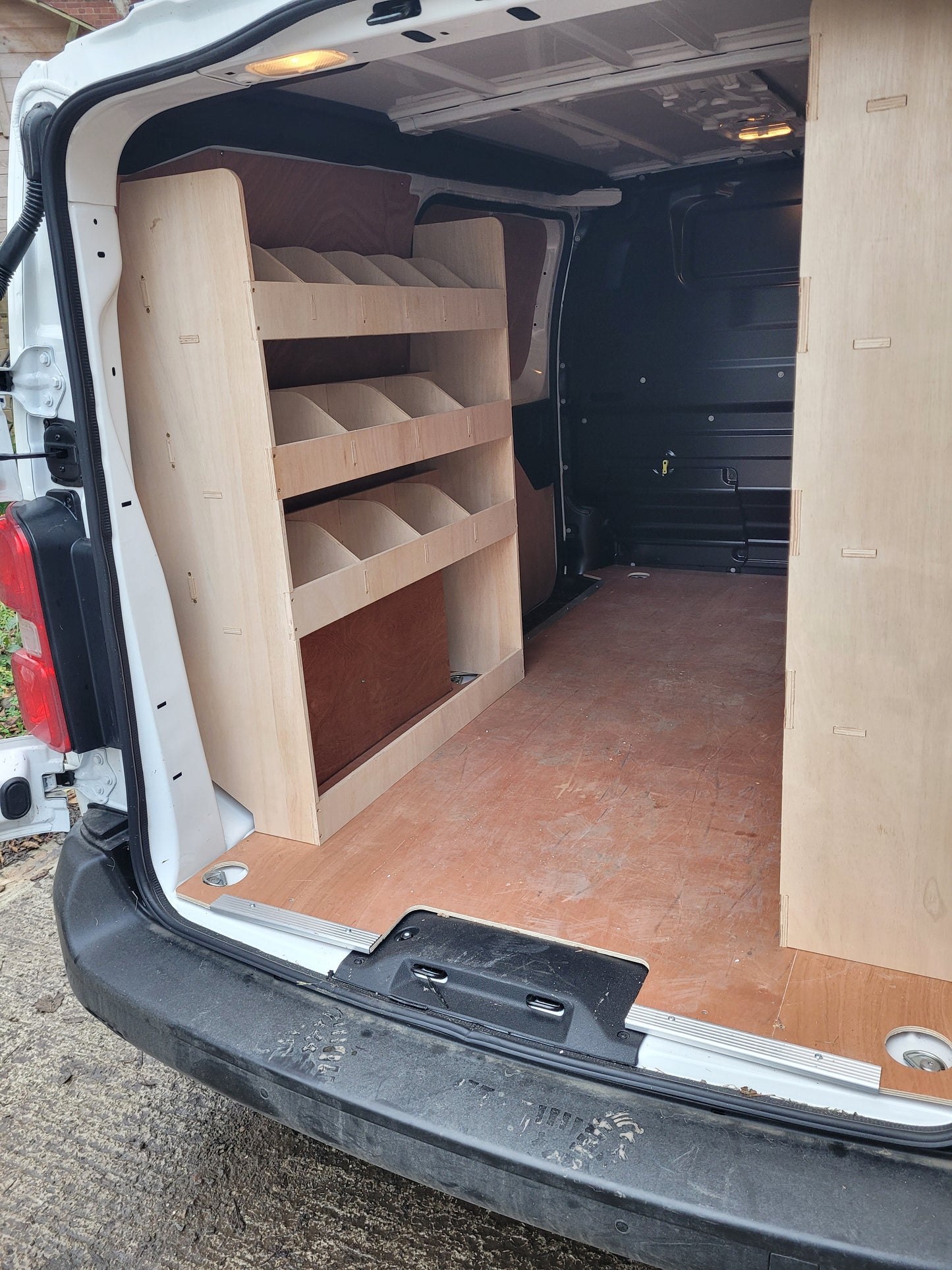 Citroen Dispatch Passenger Side Van Racking (2016 +) - Darracott Designs