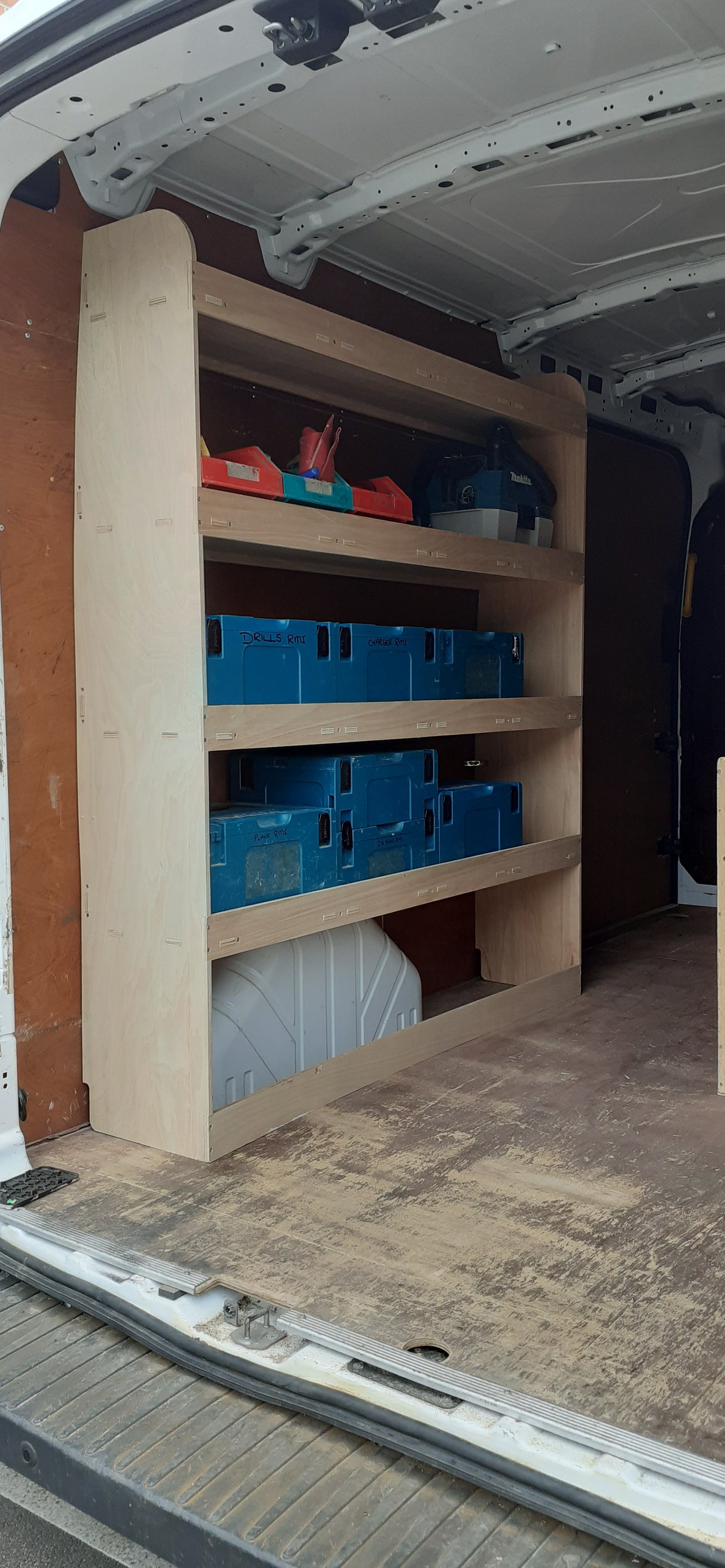 Ford Transit Mk8 Full Van Racking - Darracott Designs