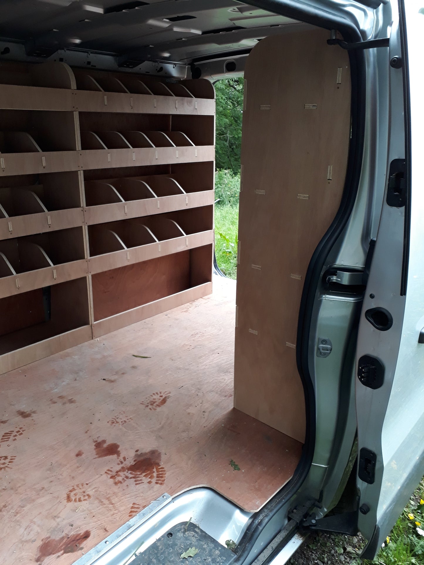 Renault Trafic Drivers side only Van Racking (2014 +) - Darracott Designs