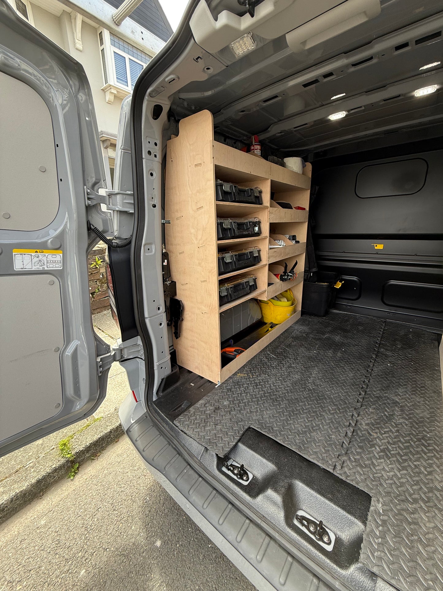 Ford Transit Custom Crew Cab 2024 onwards Full Van Racking - Fully Assembled