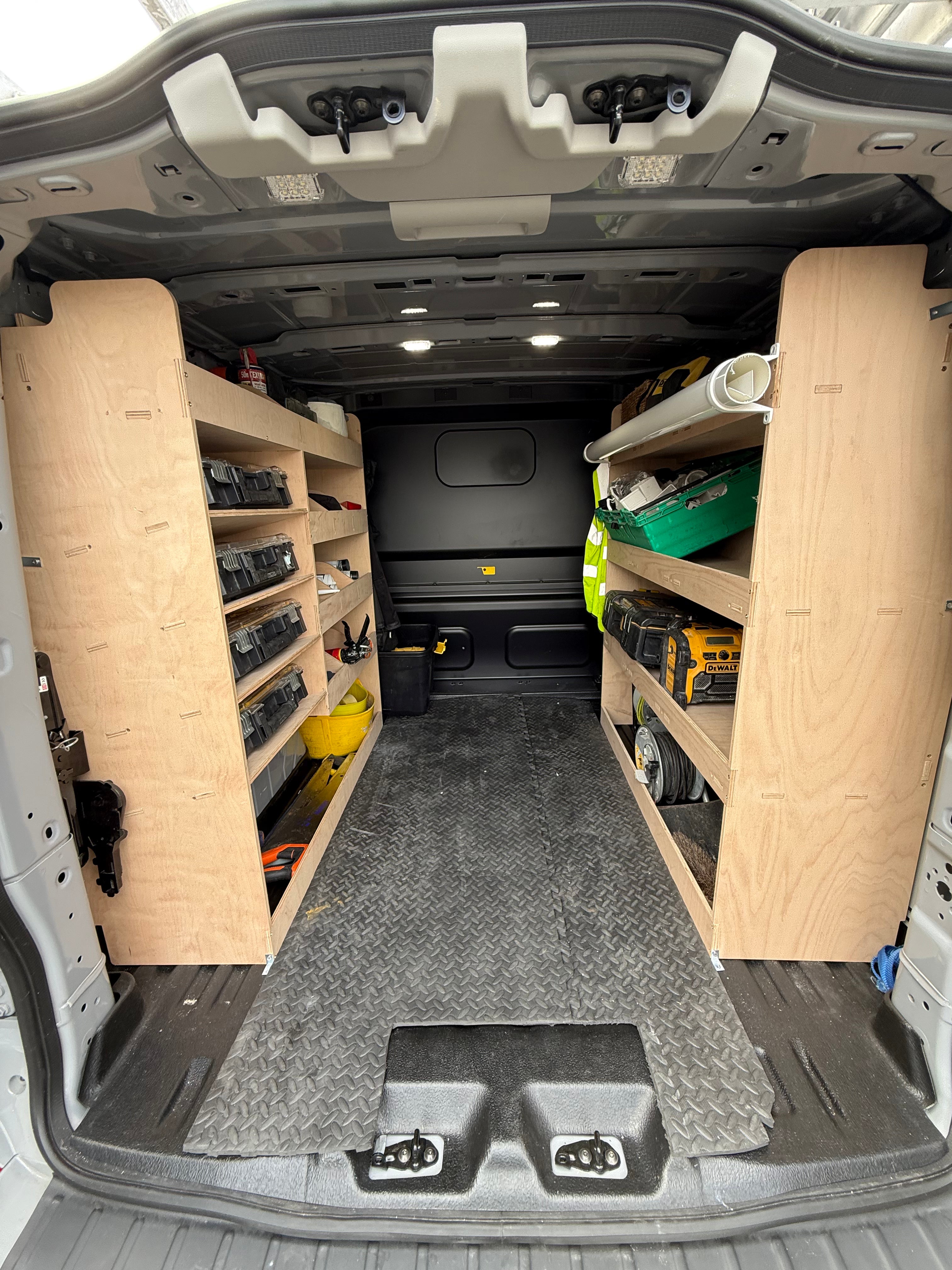 Ford Transit Custom Crew Cab 2024 onwards Full Van Racking - Fully Ass ...