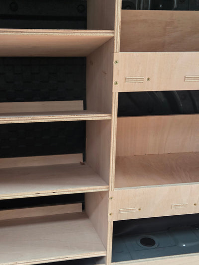 Kia PV5 Van Racking - Fully Assembled - Darracott Designs