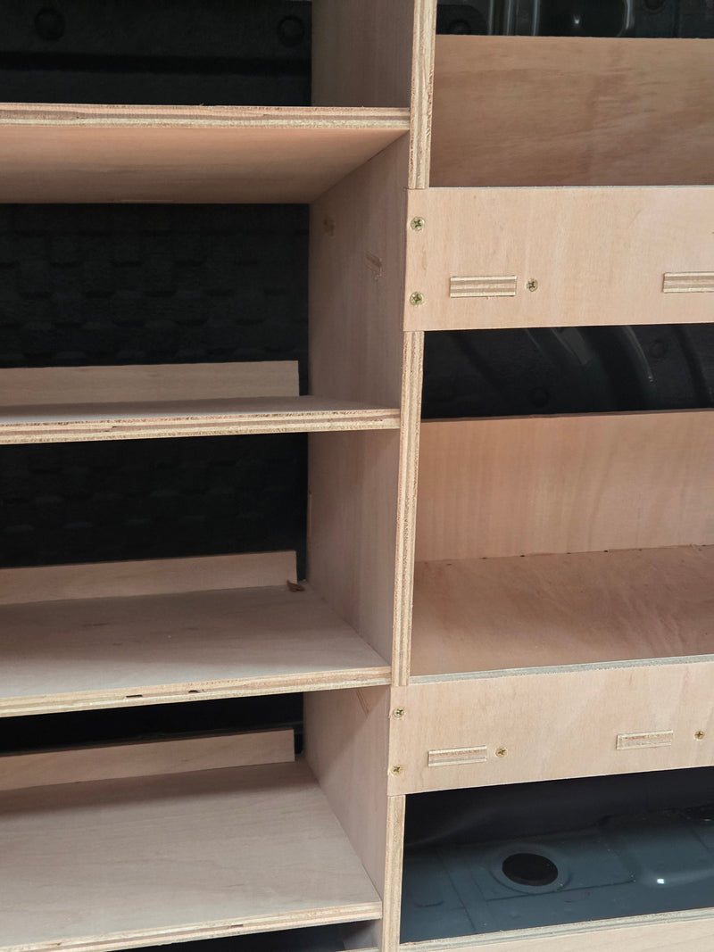 Kia PV5 Van Racking - Fully Assembled - Darracott Designs