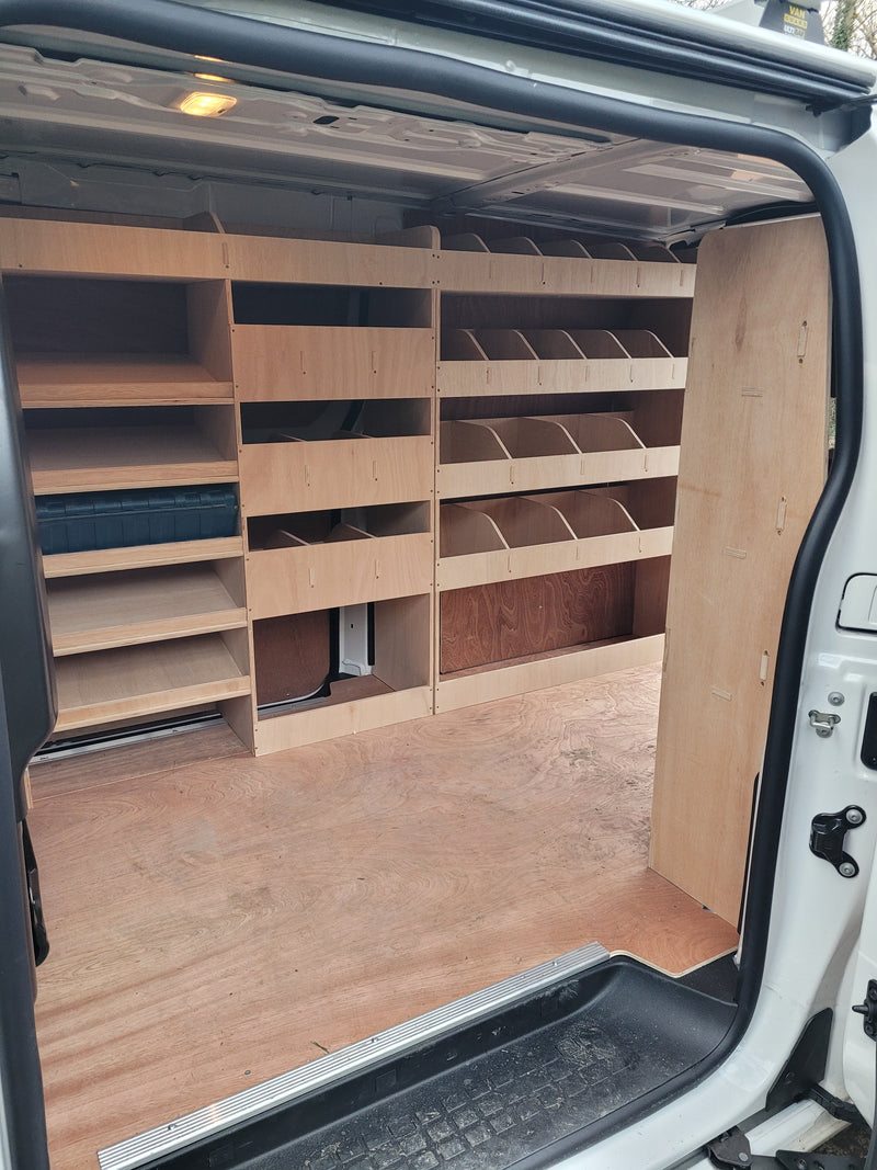 Toyota Proace Full Van Racking (2016 +) - Fully Assembled Drivers side only - Darracott Designs