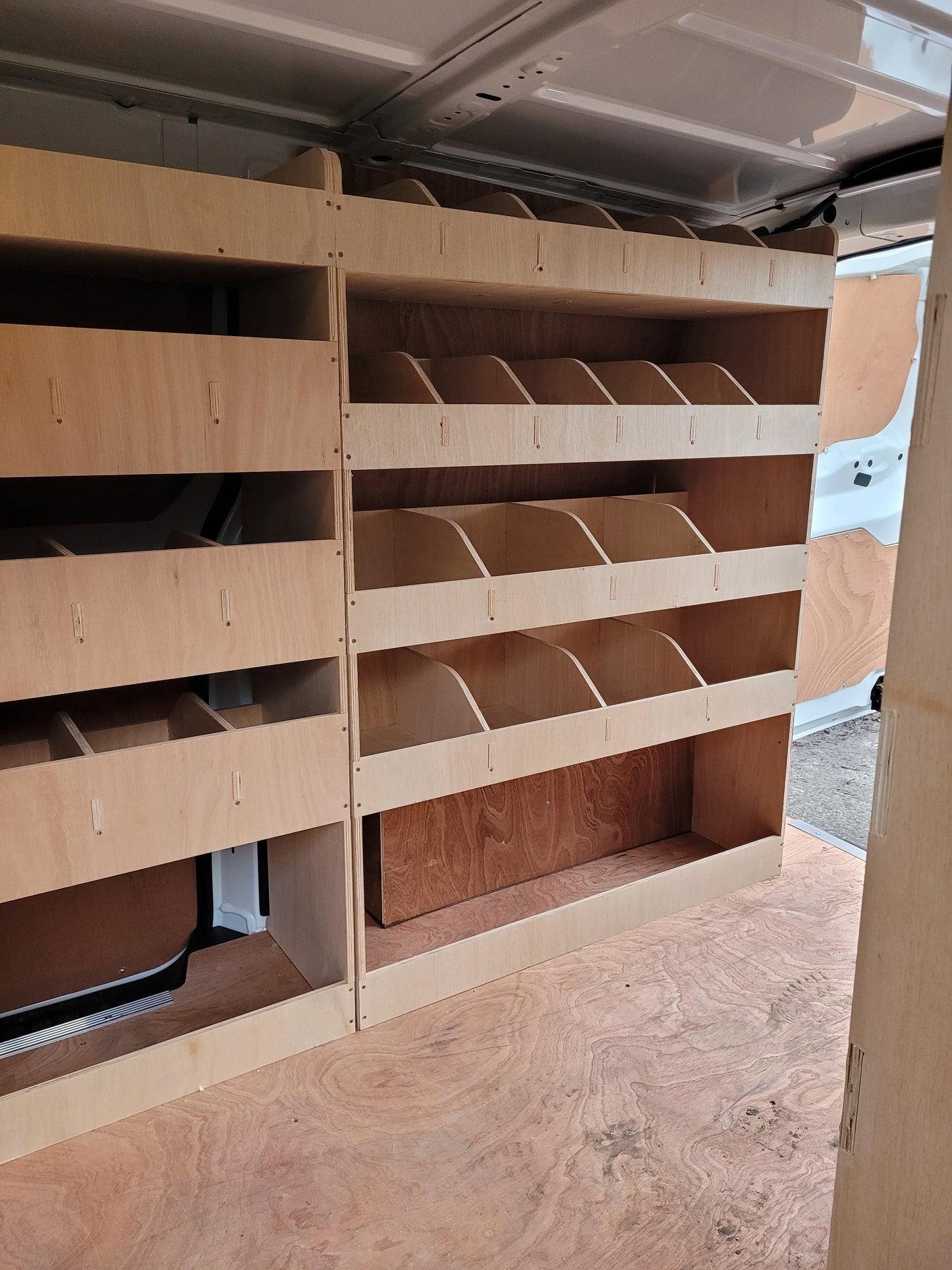 Citroen Dispatch Drivers Side Van Racking (2016 +) - Darracott Designs