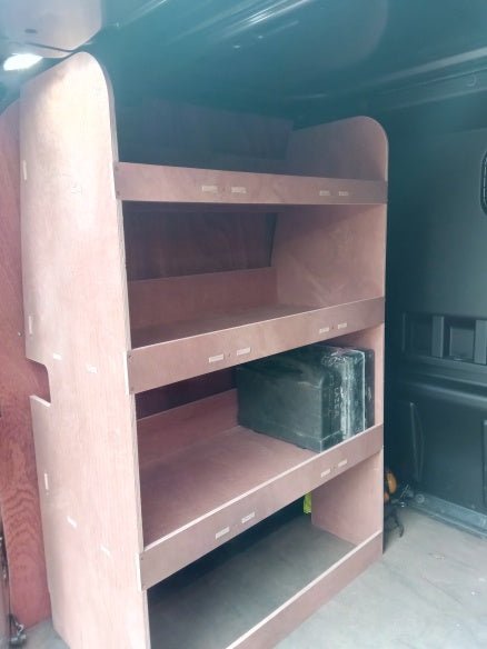 Ford Transit Custom Crew Cab 2013+ Full Van Racking - Fully Assembled ...