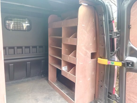 Ford Transit Custom Crew Cab 2013+ Full Van Racking - Fully Assembled ...