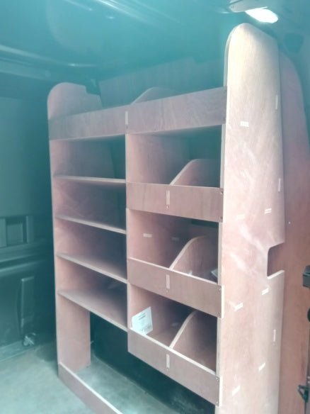 Ford Transit Custom Crew Cab 2013+ Full Van Racking - Fully Assembled ...