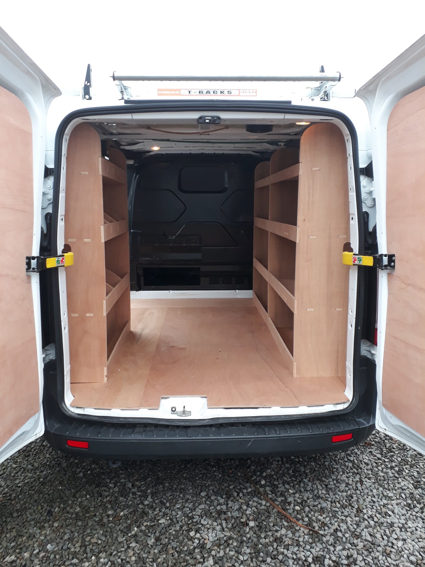 Ford Transit Custom Flat Shelf Full Van Racking 2013 + - Darracott Designs