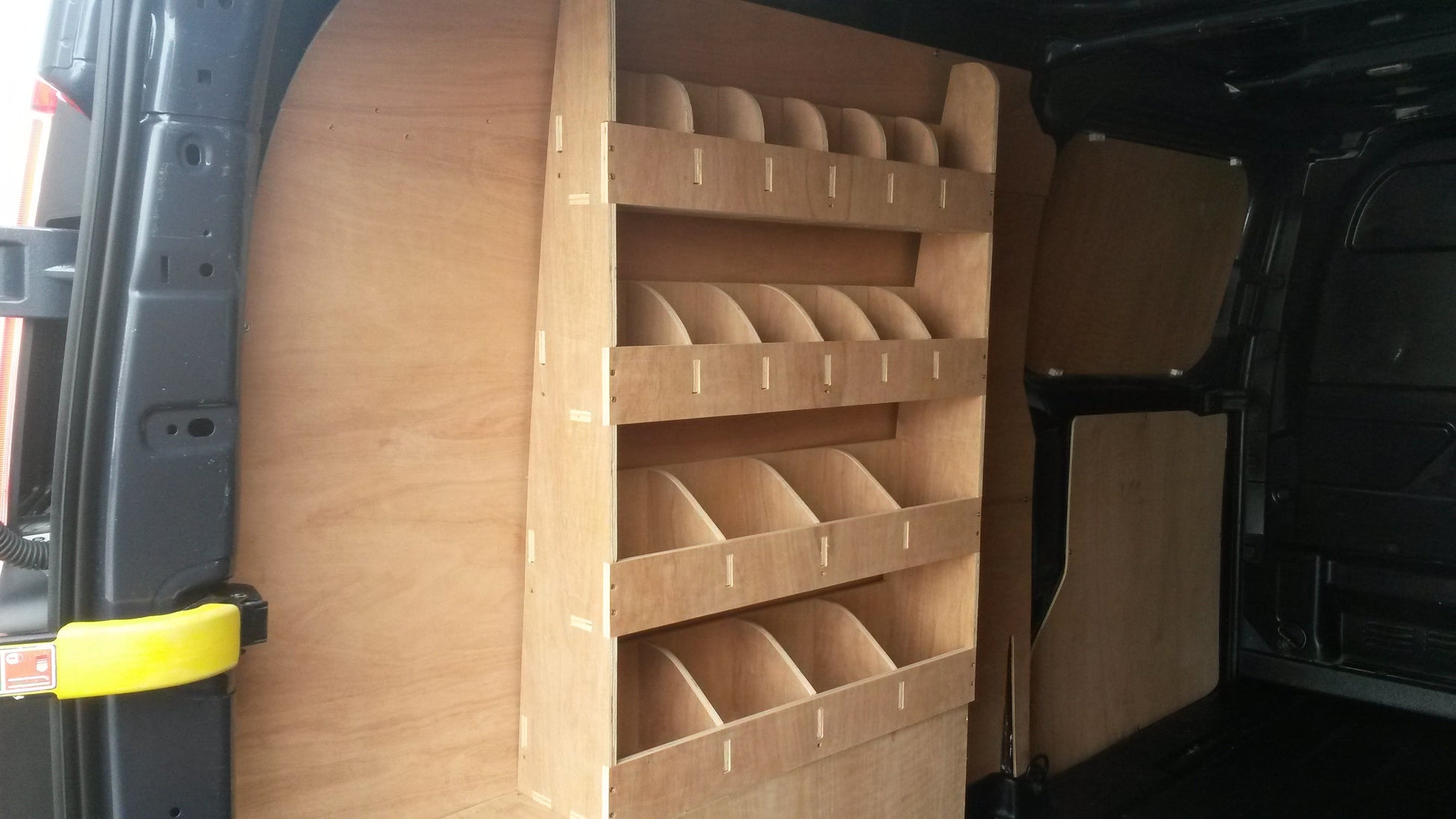 Ford Transit Custom Flat Shelf Full Van Racking 2013+ - Fully