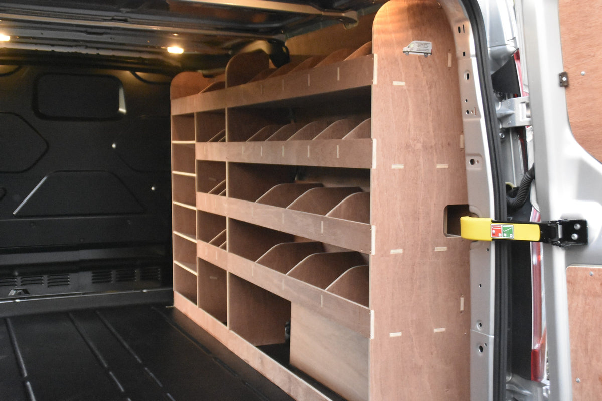 Band Van Racking Ford Transit Custom Full Van Racking 2013- 2024 - Fully Assembled ...