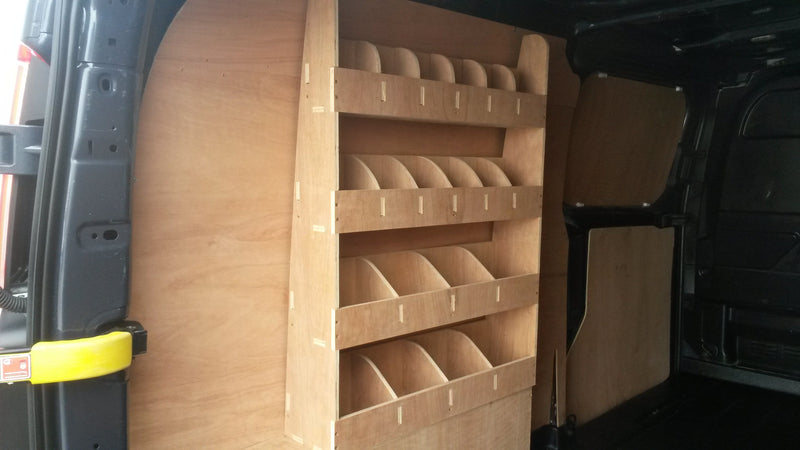 Ford Transit Custom Full Van Racking and plywood floor 2013 + - Darracott Designs
