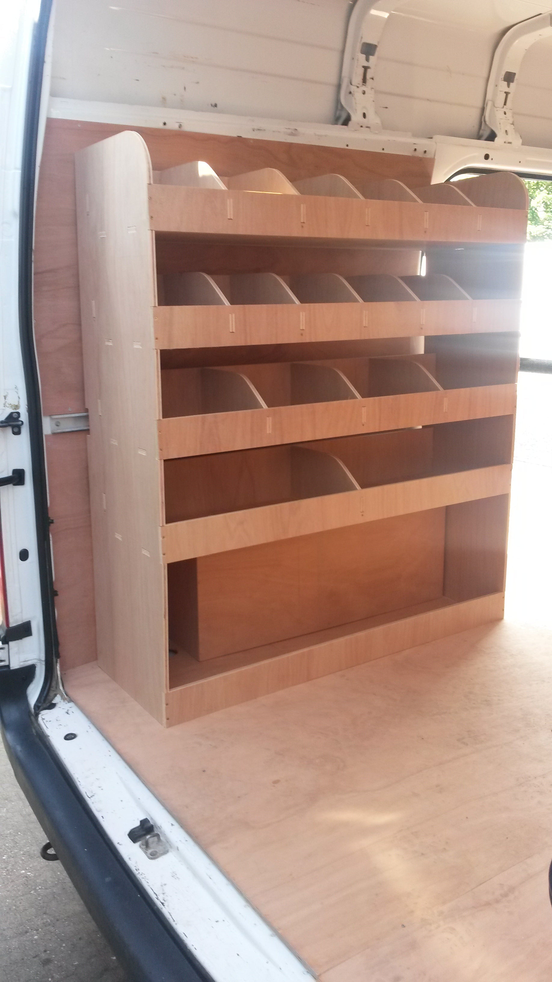 Ford Transit Mk7 Passenger Side Van Racking - Fully Assembled ...