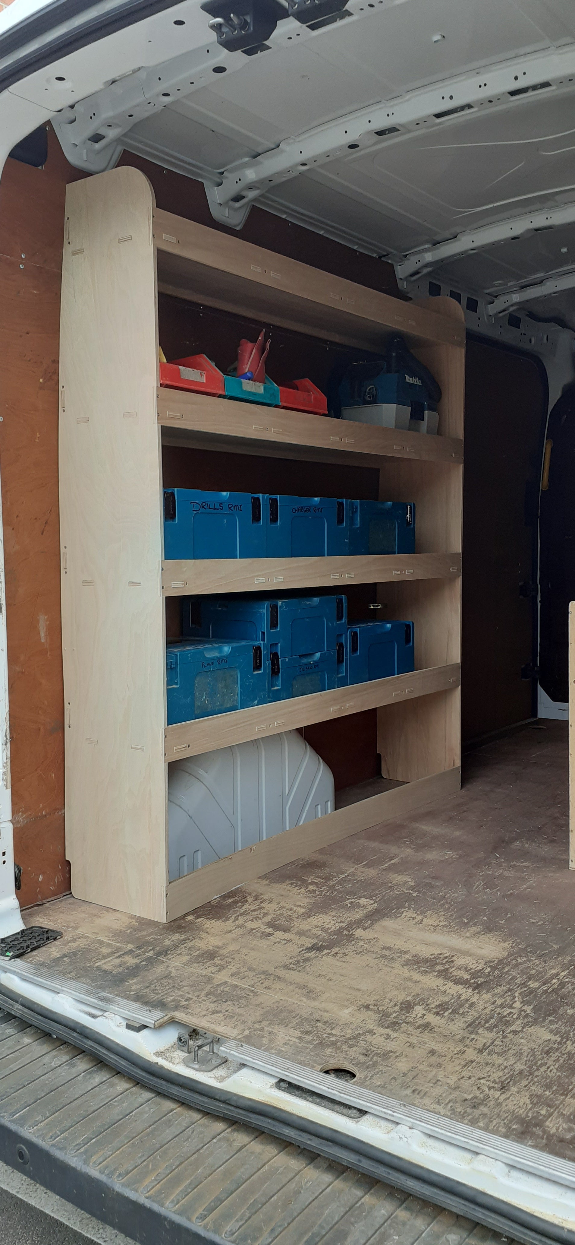 Ford Transit Mk8 Full Van Racking – Darracott Designs