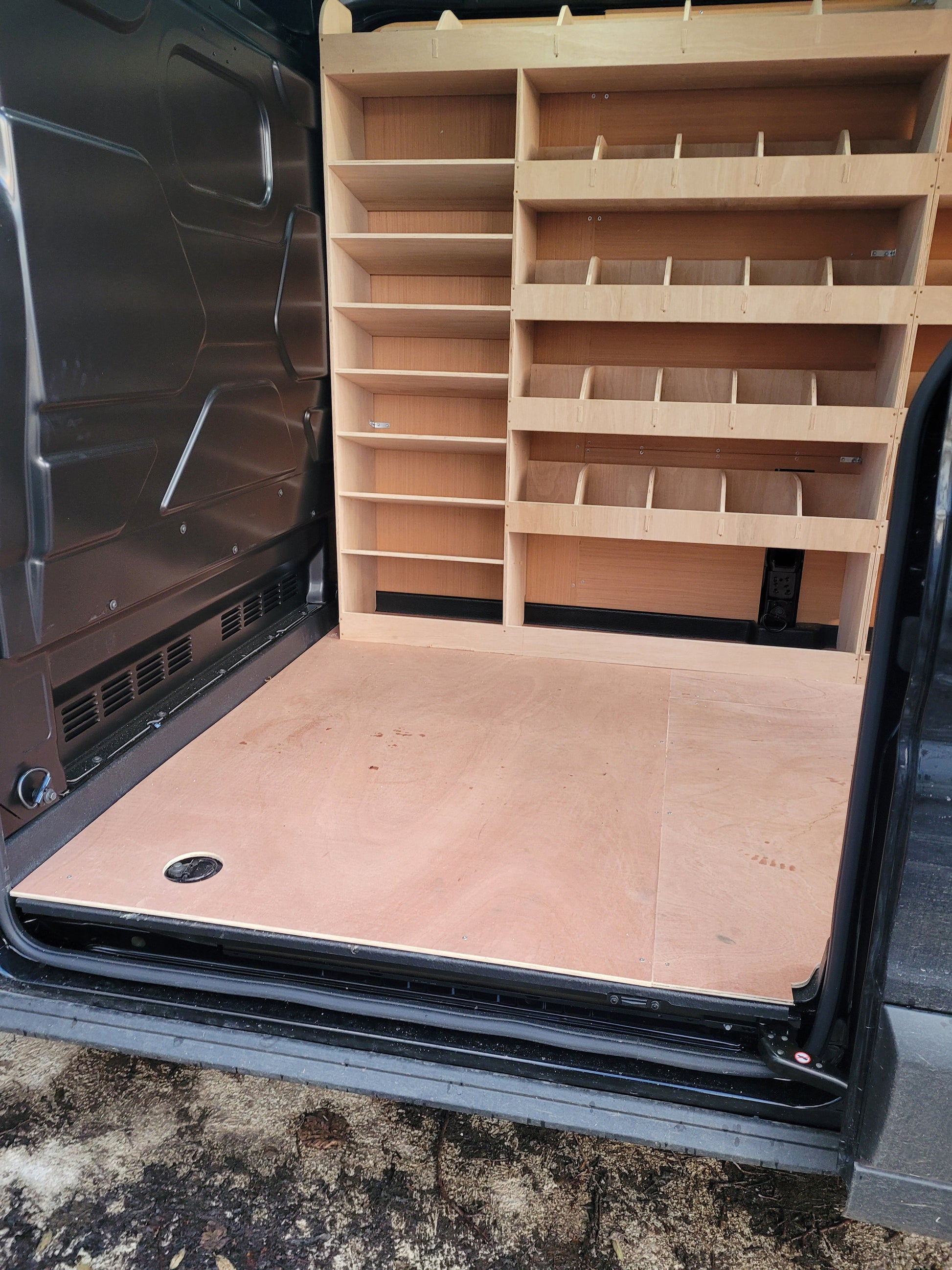 Ford Transit Mk8 Full Van Racking – Darracott Designs