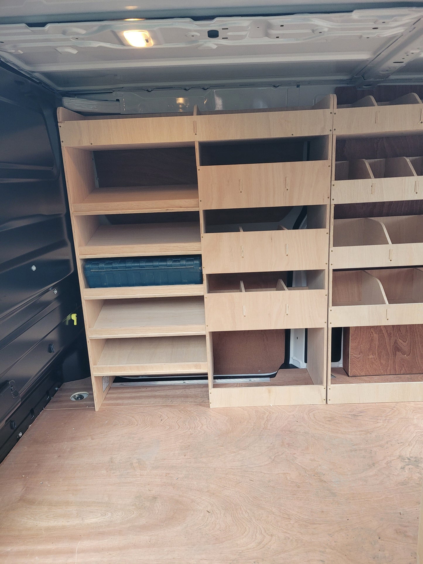 Vauxhall Vivaro Van Racking (2019 +) both sides - Darracott Designs