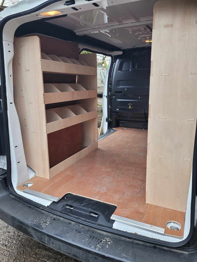 Vauxhall Vivaro Van Racking (2019 +) both sides - Darracott Designs