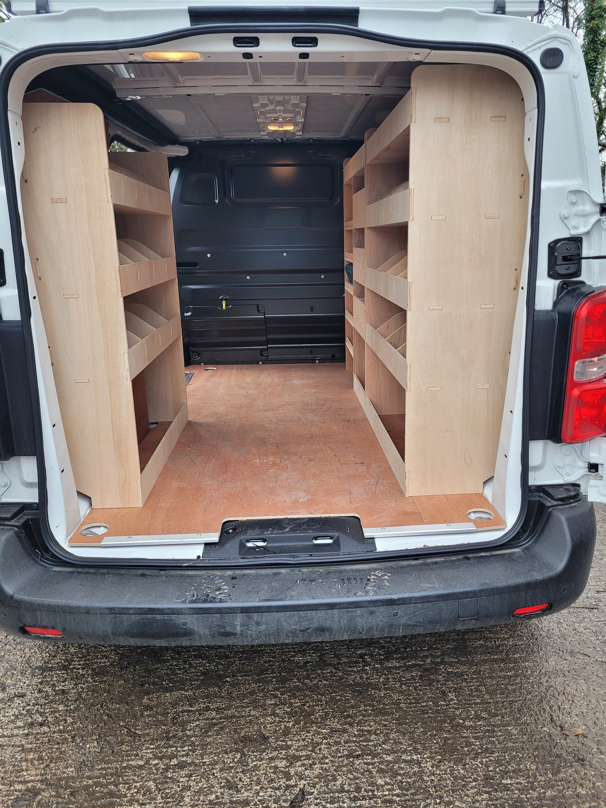 Vauxhall Vivaro Van Racking (2019 +) passenger side